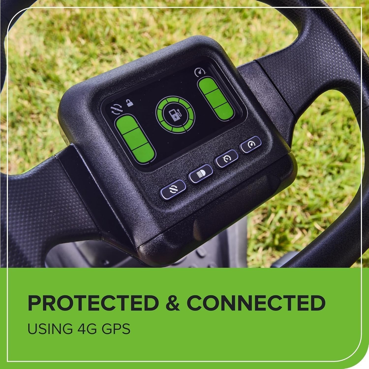 Greenworks 60V 30” CrossoverT Riding Lawn Tractor with 8.0 Ah image 9