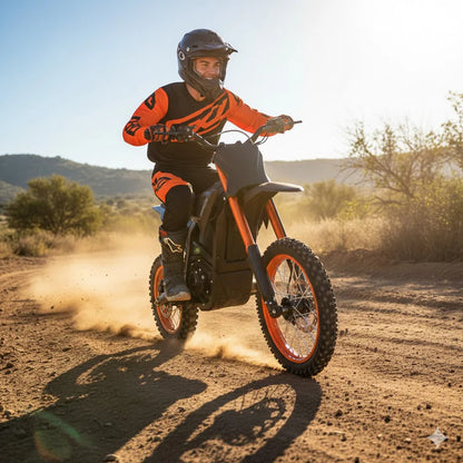 CEMOTO D-Series 3000W–6000W 40 to 53 mph Top Speed Off-Road Electric Dirt Bike for Teens & Adults image 3