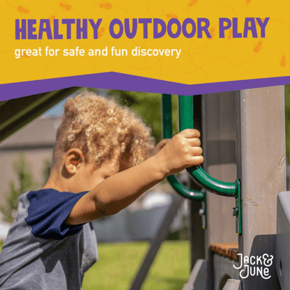 Jack & June Haven Wooden Swing Set image 3