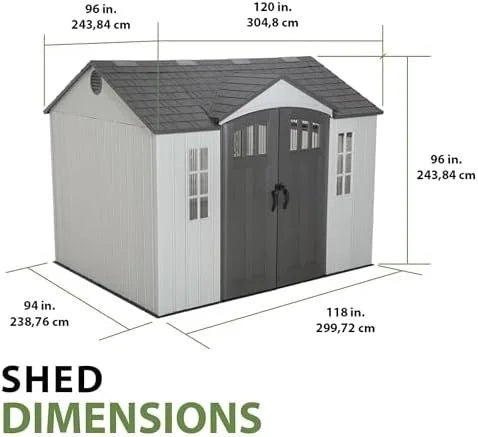 Lifetime 60243 10 x 8 Ft. Outdoor Storage Shed image 5