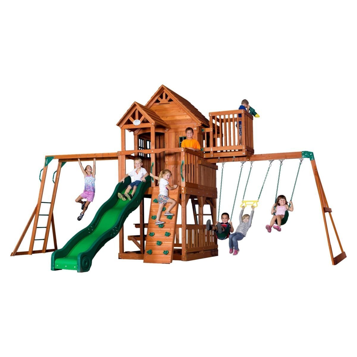 Backyard Discovery Skyfort II Swing Set image 0