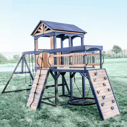 Timber Crossing Swing Set – Adventure Meets Stunning Design image 4