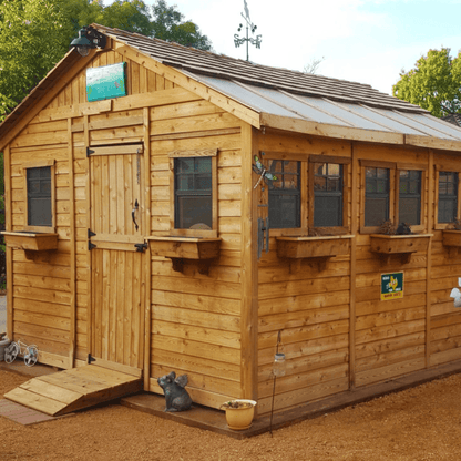 Cedar Sunshed Garden Shed | 12×12 image 1