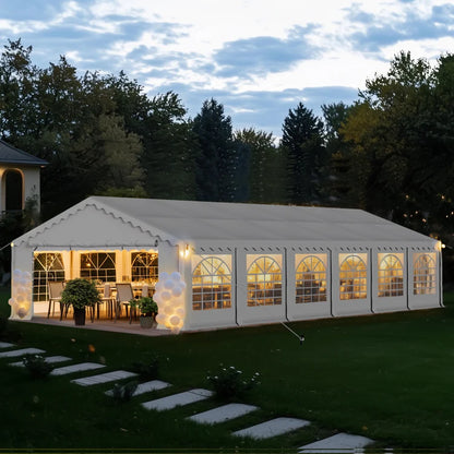 Heavy Duty Party Tent Wedding Event Shelter with Removable Sidewalls 20FT x 40FT image 0