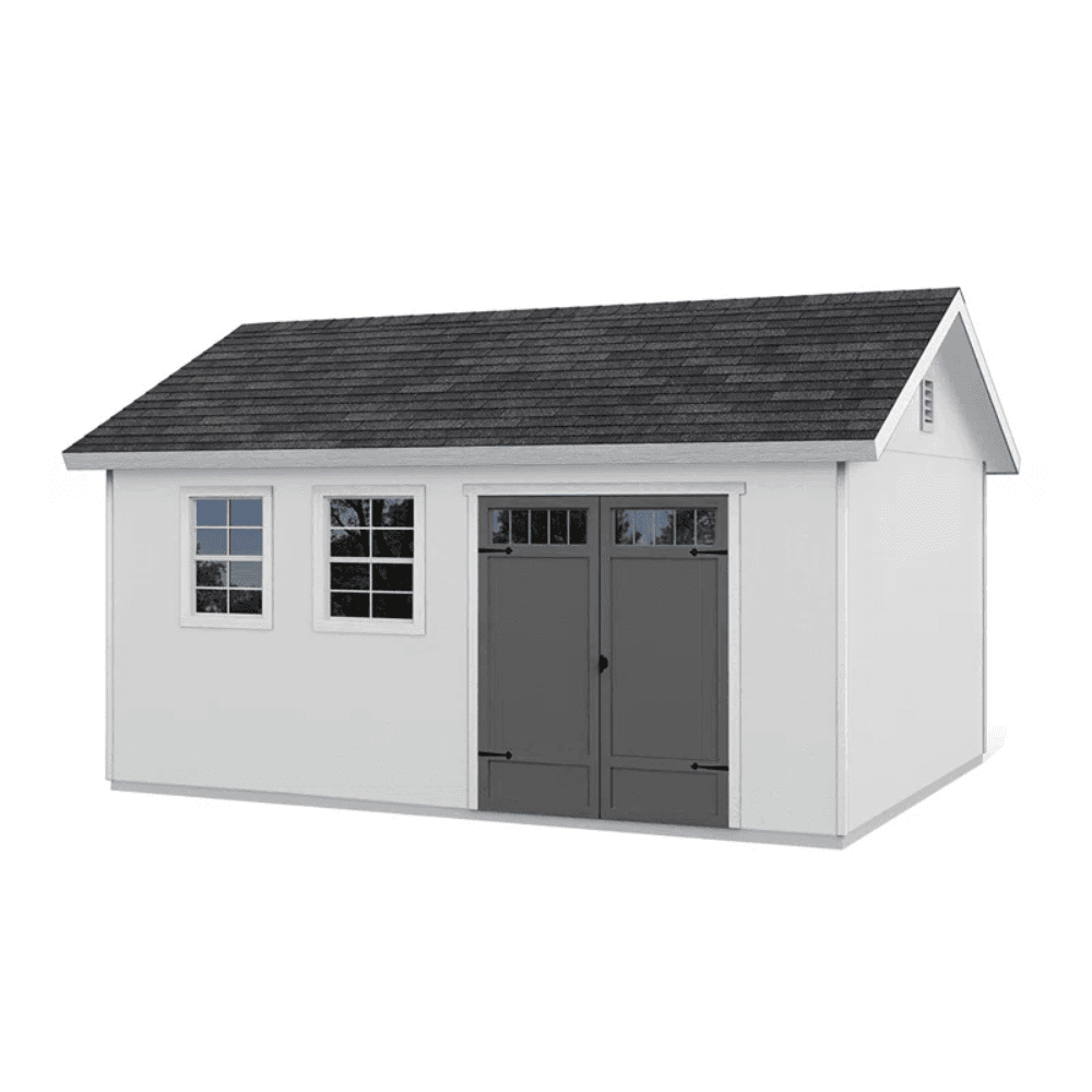 Scarsdale 12 ft. W x 16 ft. D Wood Storage Shed image 8