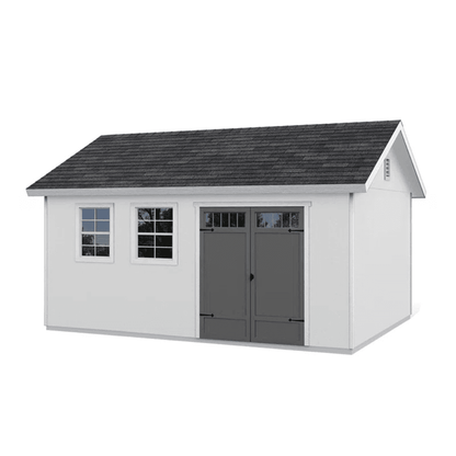 Scarsdale 12 ft. W x 16 ft. D Wood Storage Shed image 8