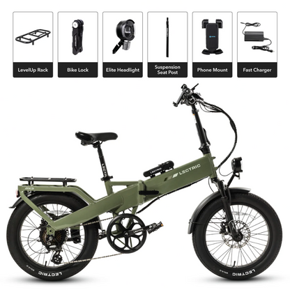 Lectric XP4 750 Long-Range Electric Bike in Pine Green image 1