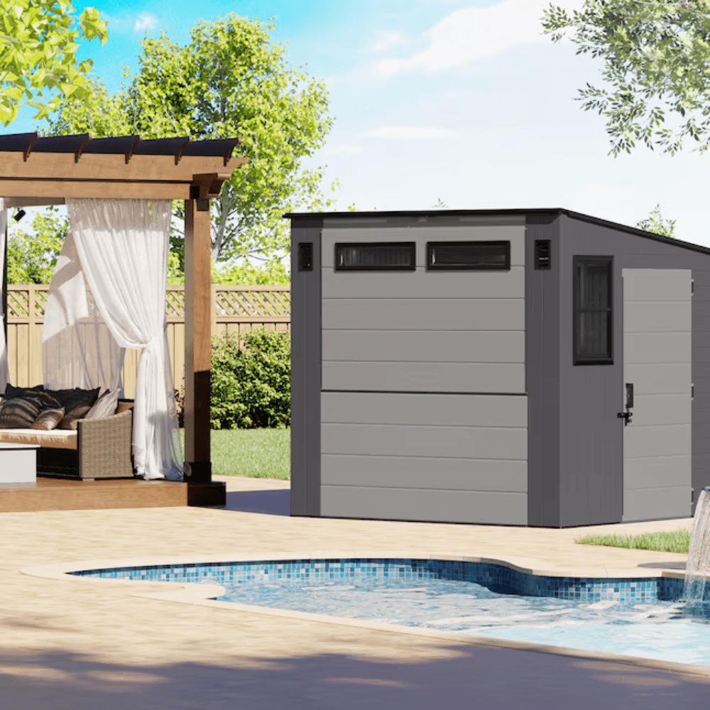 Suncast 8-ft x 7-ft Resin Shed (Floor Included) image 1