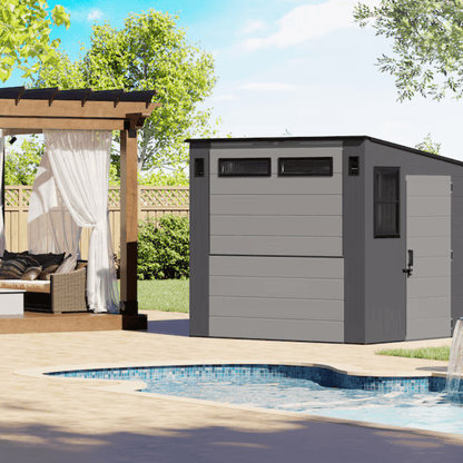 Suncast 8-ft x 7-ft Resin Shed (Floor Included) image 1