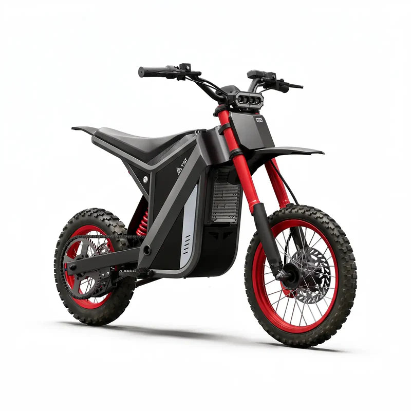 TST GT63 Electric Dirt Bike, 2400W Brushless Hub Motor, 45 MPH Top Speed, 48V 22.5Ah Battery with 50 Mile Range, 210Nm Torque, Front Hydraulic Suspension image 1