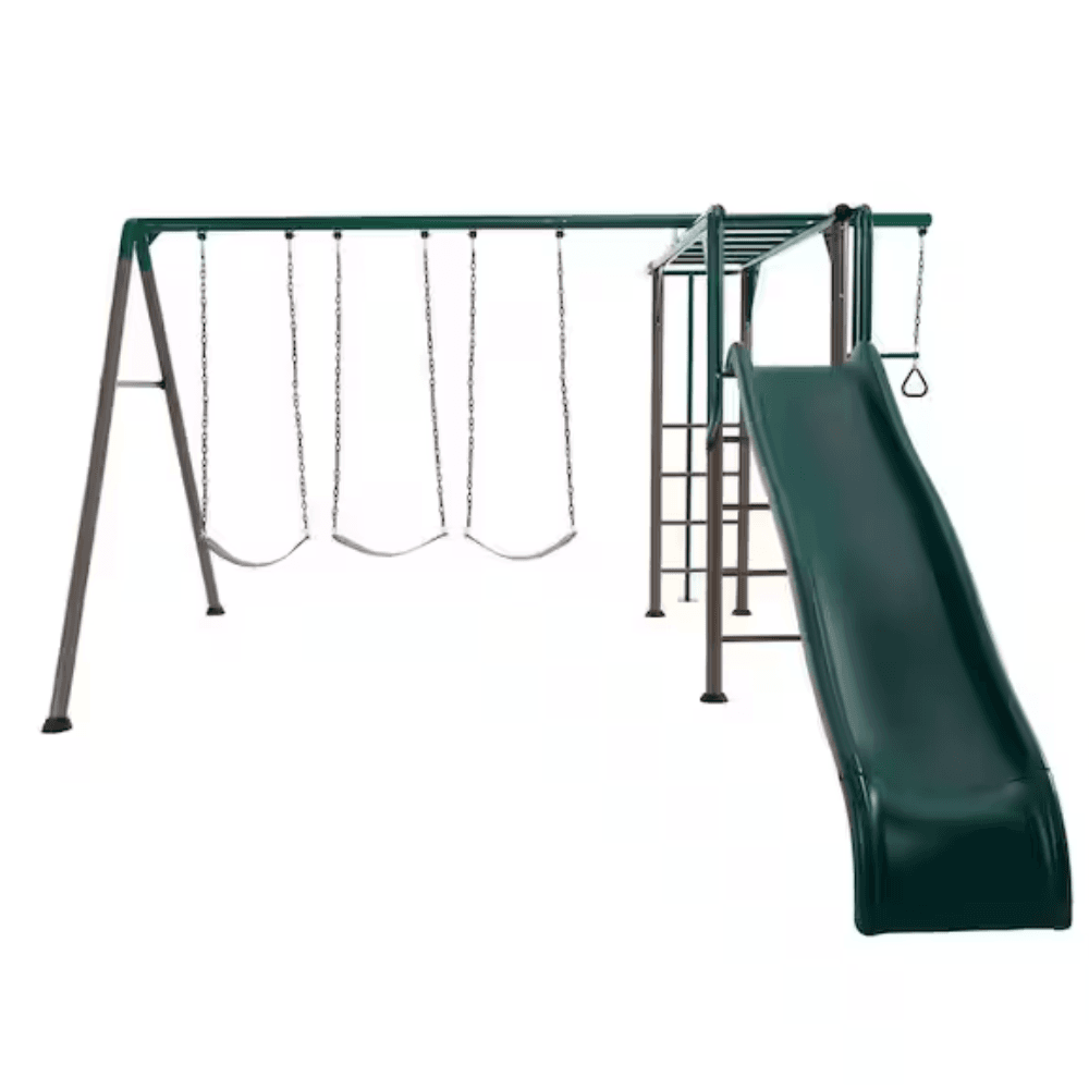 Lifetime Powder Coated Steel Swing Set with 4 Swing(s) , 1 Slide(s) image 0