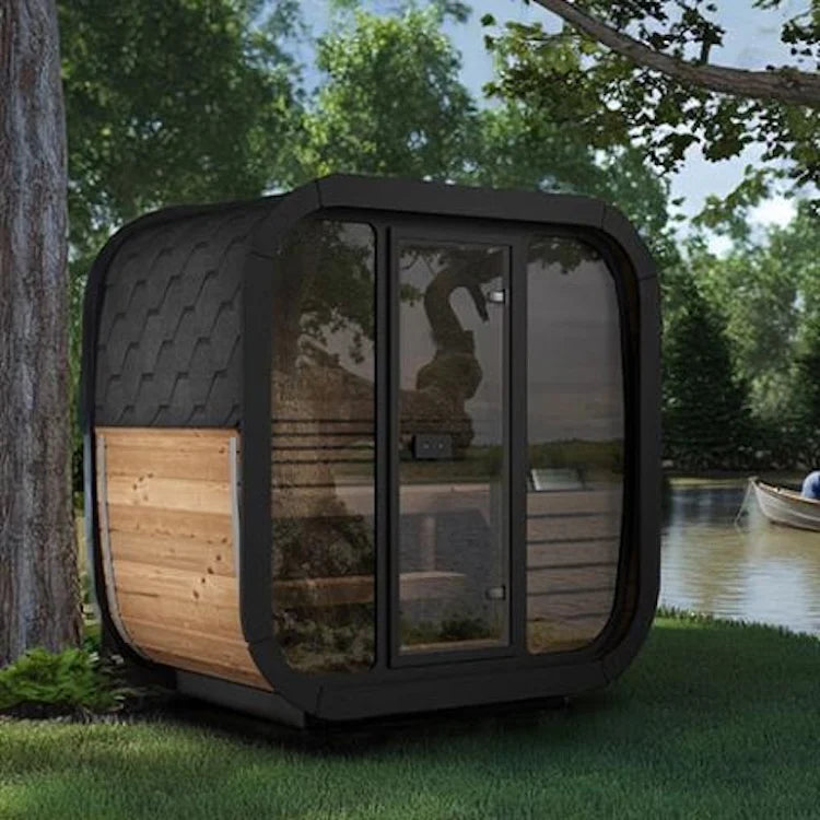 SaunaLife 3-Person CL4G Cube-Series Outdoor Home Sauna image 6