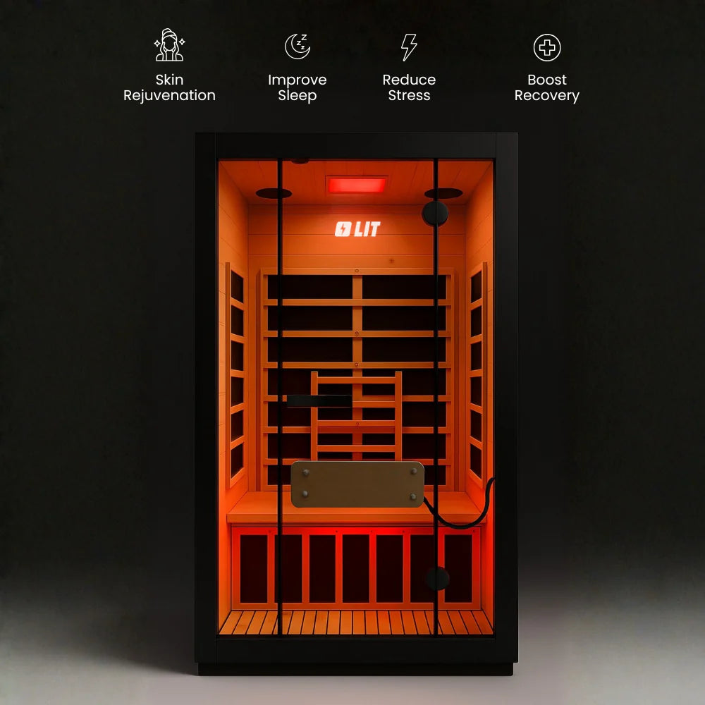 BeautyBox Full Spectrum Infrared + Red light Sauna (2 Person) image 2