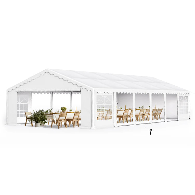 Heavy Duty Party Tent Wedding Event Shelter with Removable Sidewalls 20FT x 40FT image 3
