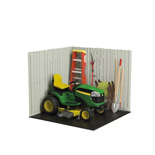 Suncast 7′ x 7′ Modernist Resin Outdoor Storage Shed image 4