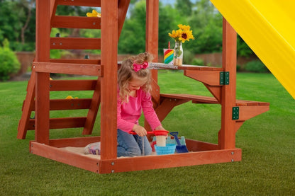 Creative Cedar Designs Cedar Cottage Wooden Swing Set image 5
