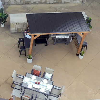 Backyard Discovery Saxony XL Cedar Grill Gazebo image 10
