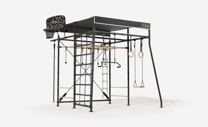 Vuly Small Quest 2.1 Monkey Bars with Instant-Dry Mesh and Shade Roof image 0