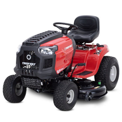 Troy-Bilt Bronco 46″ Gas Riding Lawn Mower with 547cc Engine and AutoDrive Transmission 4.1 stars out of 151 reviews (4.1) | image 1