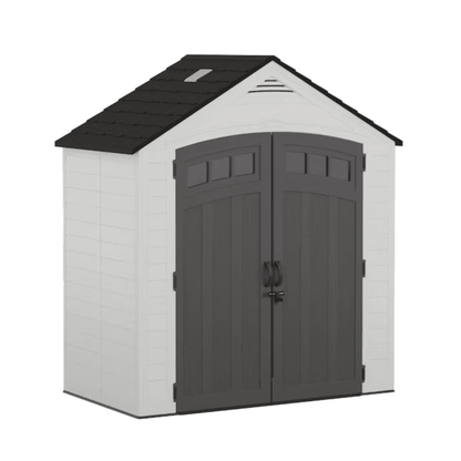 Suncast 7-ft x 4-ft Vista Resin Storage Shed (Floor Included) image 0