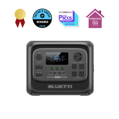 BLUETTI Elite 300 Portable Power Station | 3,014Wh, 2,400W image 0