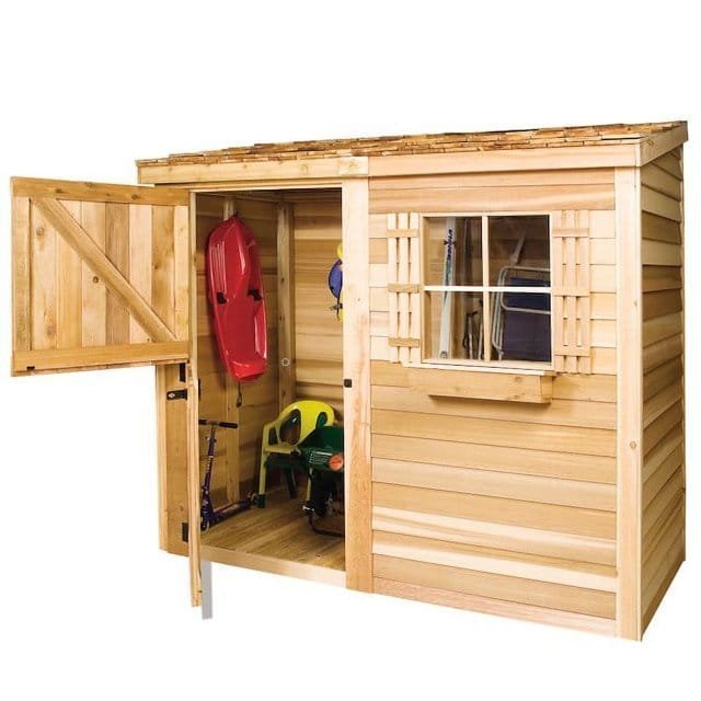 Cedarshed Bayside 8×4 Lean To Storage Shed image 2
