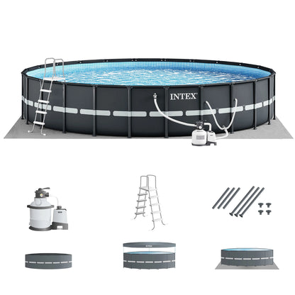 INTEX Ultra XTR 18ft x 52in Round Above Ground Pool Set, Sand Filter Pump image 0
