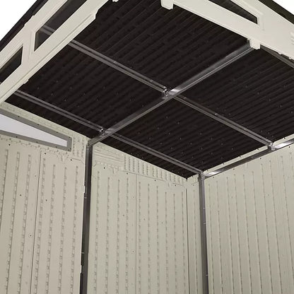 Suncast 7′ x 7′ Modernist Resin Outdoor Storage Shed image 3