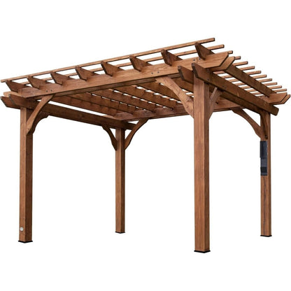 Backyard Discovery 12′ x 10′ Cedar Pergola image 0