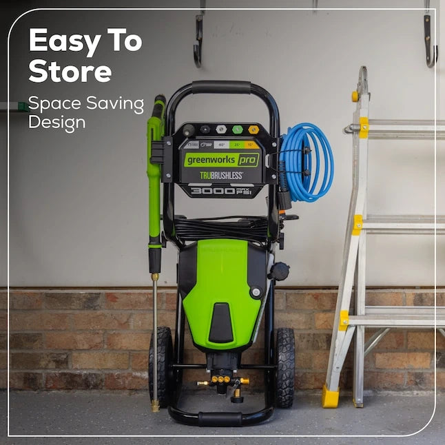 Greenworks 3000-PSI 2.0-GPM Cold Water Electric Pressure washer with 5 Spray Tips image 15