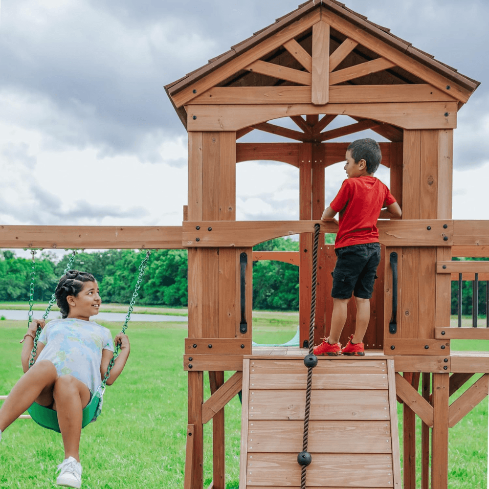 Sterling Point Swing Set – A Backyard Playground for Endless Adventure image 1