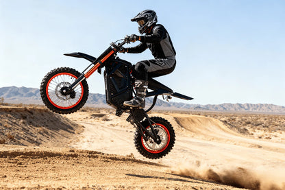 Eskute Nova Mini Electric Dirt Bike for Teens and Adults, 3500W Peak Mid-Drive Motor, 38 mph Top Speed, 48V 23Ah Battery with 60 Mile Range image 4