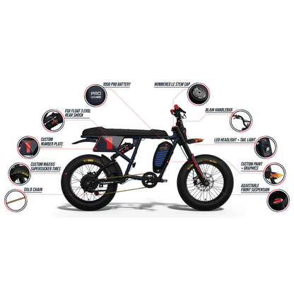 Super73 Oracle Red Bull Racing R Adventure Series Electric Bike image 1