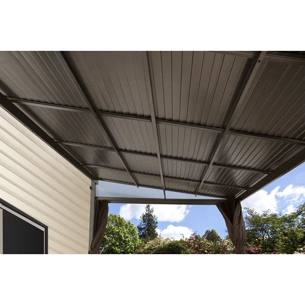 Sojag 10 x 12 ft. Portland No.53 Wall Gazebo Steel Roof image 4