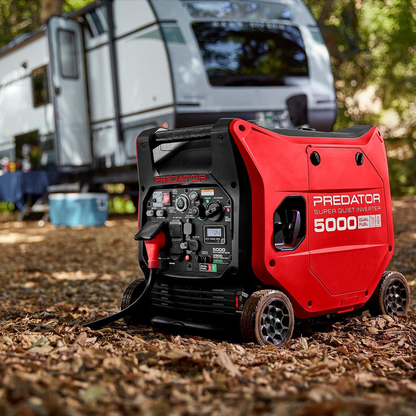 Predator 5000 Watt Dual-Fuel Super Quiet Inverter Generator with Remote Start and CO Secure Technology image 1