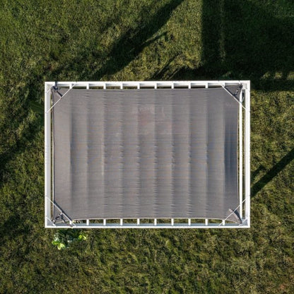 14×10 Windham Modern Steel Pergola With Sail Shade Soft Canopy image 16