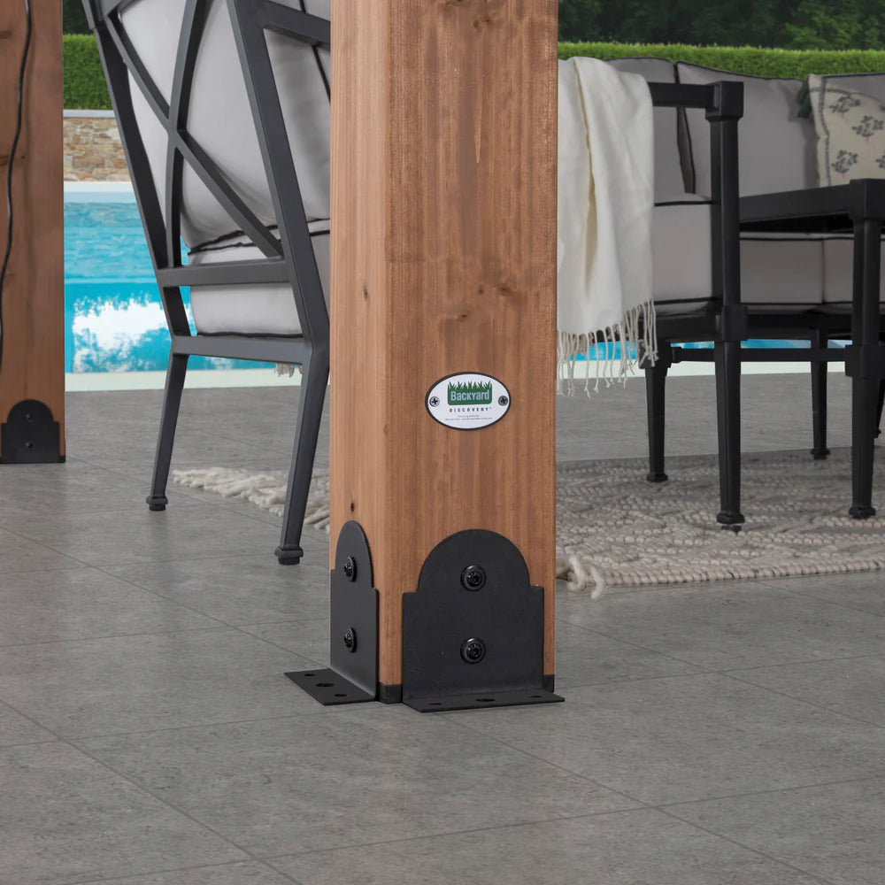 Backyard Discovery Cordova 14×10 Cedar Gazebo image 8