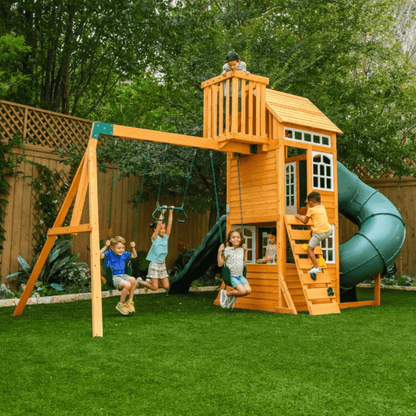 KidKraft Ridgemoor Perch Swing Set – Endless Outdoor Fun for Kids image 2