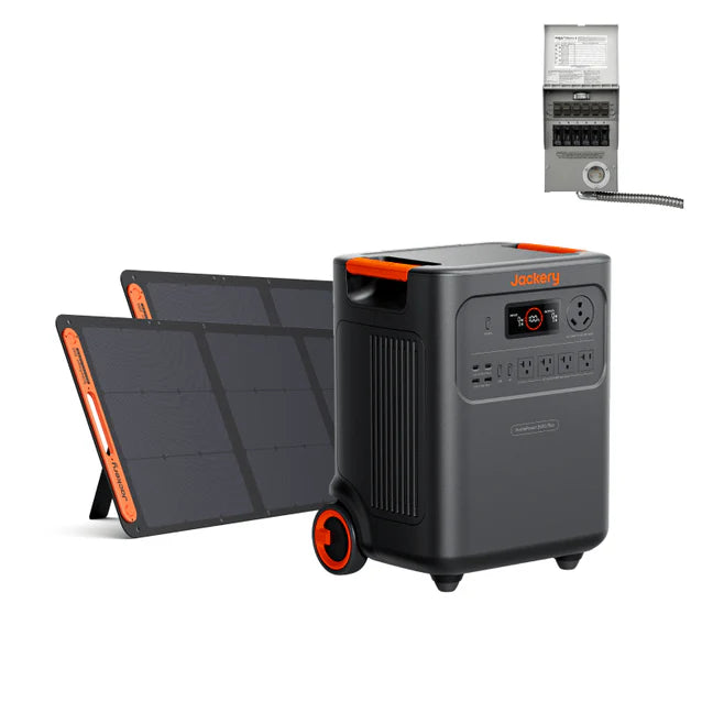 Jackery HomePower 3600 Plus Portable Power Station with 2x 200W Solar Panels, 3600W AC Output, 3584Wh LFP Solar Generator, Expandable up to 21kWh, Essential Home Backup for Home Use, Emergencies, RV image 5