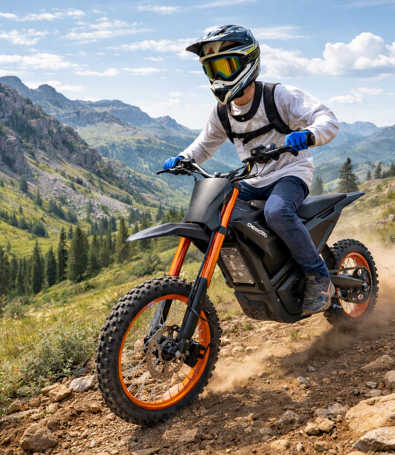 CEMOTO D-Series 3000W–6000W 40 to 53 mph Top Speed Off-Road Electric Dirt Bike for Teens & Adults image 1