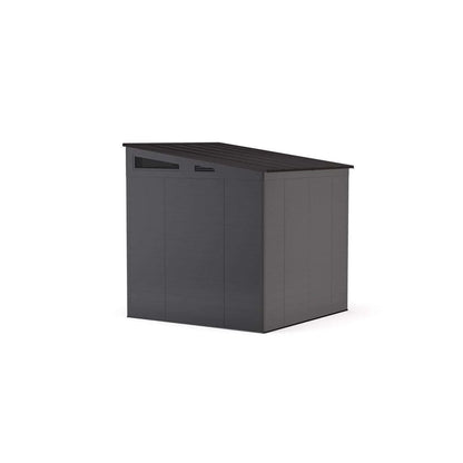 Suncast Modernist 7 ft. x 7 ft. Resin Vertical Pent Storage Shed with Floor Kit image 7