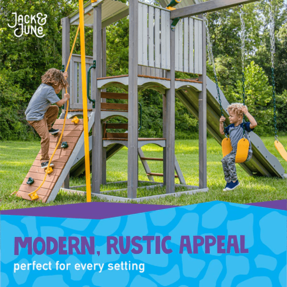 Jack & June Haven Wooden Swing Set image 6