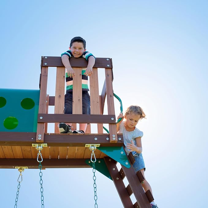 Backyard Discovery Woodridge Elite Swing Set image 2
