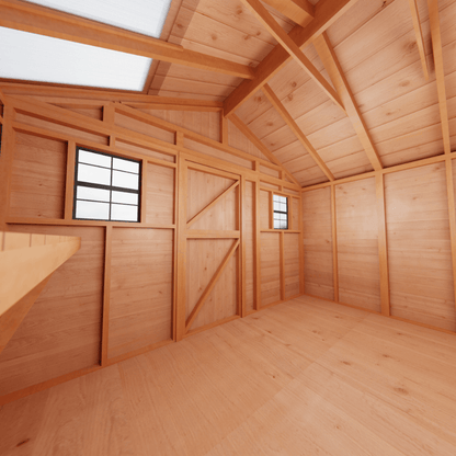 Cedar Sunshed Garden Shed | 12×12 image 6