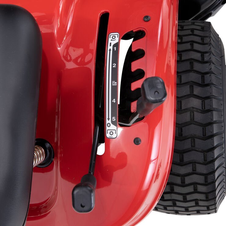 Troy-Bilt Bronco 46″ Gas Riding Lawn Mower with 547cc Engine and AutoDrive Transmission 4.1 stars out of 151 reviews (4.1) | image 5