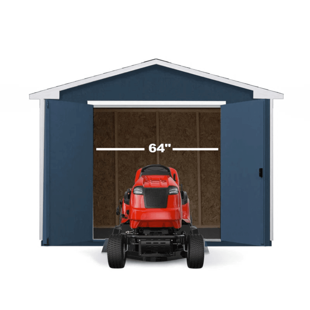 Charleston Value Gable 10×16 Outdoor Wood Shed image 6