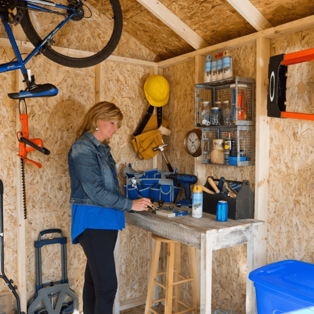 Scarsdale 12 ft. W x 16 ft. D Wood Storage Shed image 3