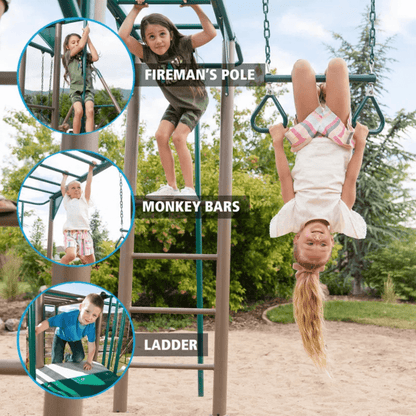 Lifetime Powder Coated Steel Swing Set with 4 Swing(s) , 1 Slide(s) image 1