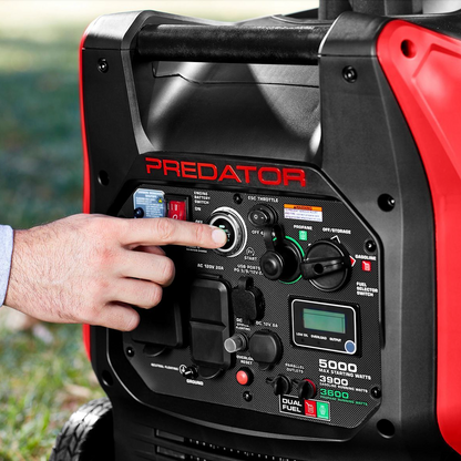 Predator 5000 Watt Dual-Fuel Super Quiet Inverter Generator with Remote Start and CO Secure Technology image 3