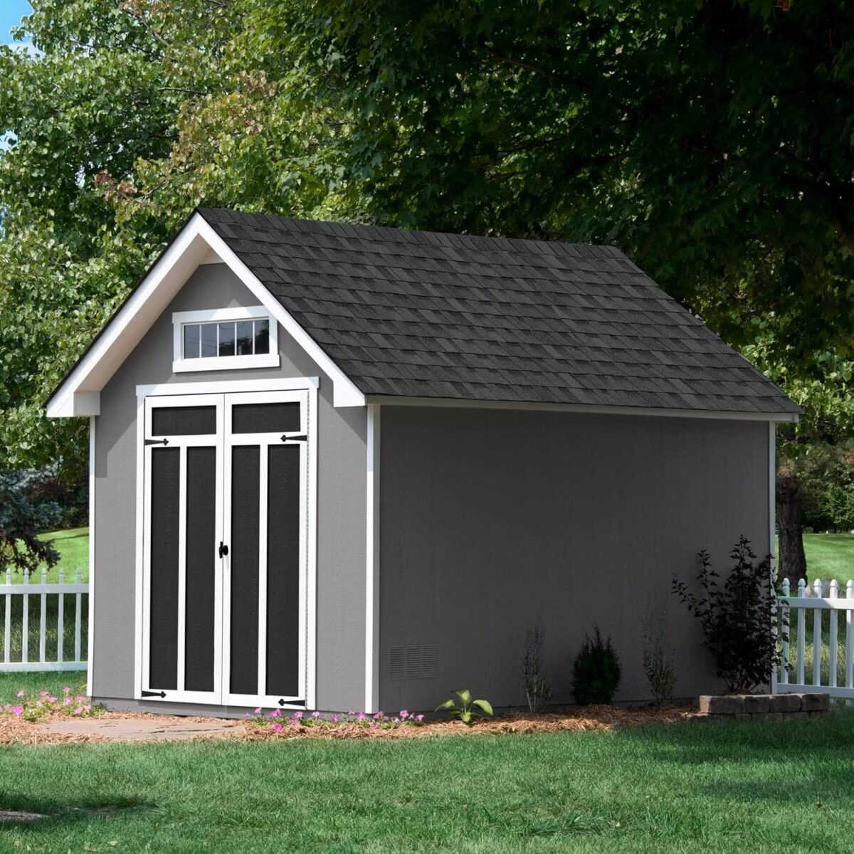 Tribeca 10 ft. W x 12 ft. D Wood Storage Shed With Floor image 1